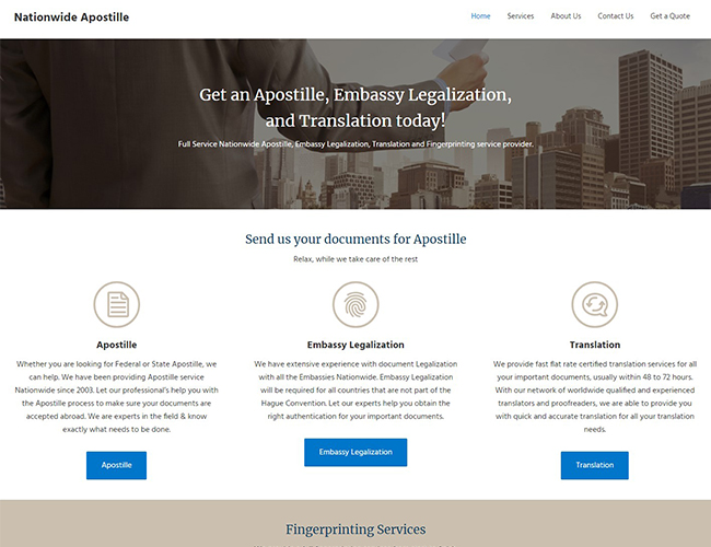 Business Website